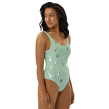 Sage Ologies Pattern One-Piece Swimsuit
