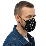 Ologies All-Over Print Face Mask in black