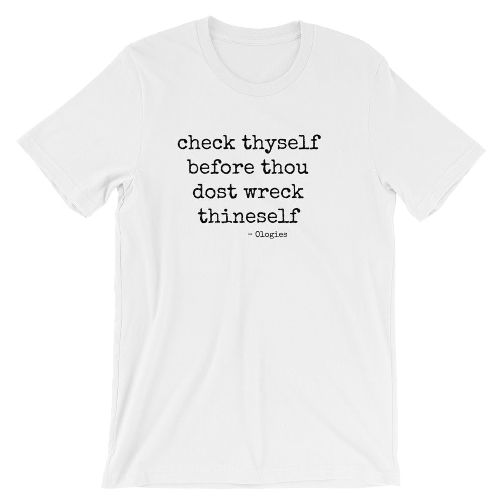 Check Thyself Shirt - Hematology – Ologies